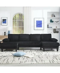 Streamdale Furniture U-Shaped Sofa with Double Chaise