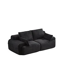 Streamdale Furniture Modern Memory Foam Corduroy Sectional Sofa