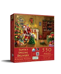 SunsOut Santa's Special Delivery 550 piece Jigsaw Puzzle for Adults Christmas