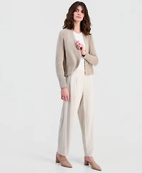 Eileen Fisher Women's Cropped Open-Front Cardigan