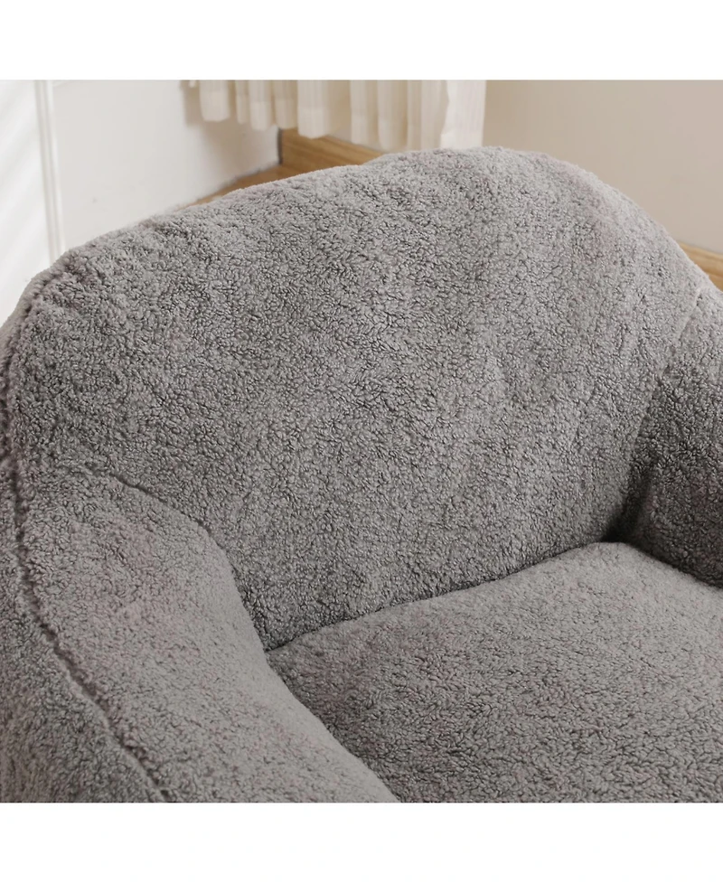 Streamdale Furniture Cozy Bean Bag Chair with Armrests Spacious and Memory Foam Filled