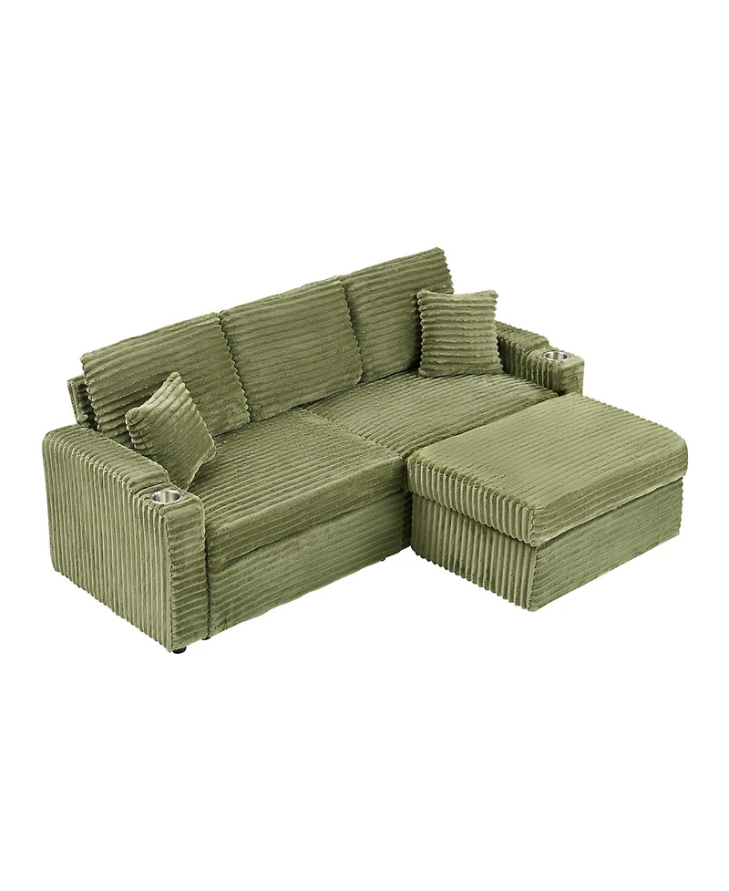 Streamdale Furniture 30-inch Green Foot Rest- Comfort, Support, and Temporary Throne
