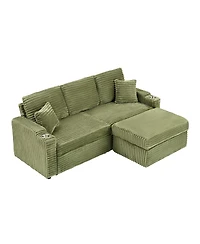 Streamdale Furniture 30-inch Green Foot Rest- Comfort, Support, and Temporary Throne