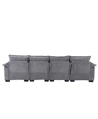 Streamdale Furniture Chenille U-Shaped Sofa (Oversized, 4-Seater)