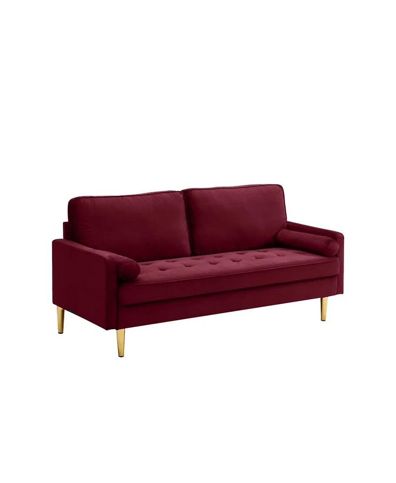 Streamdale Furniture Velvet Sofa 65 inch