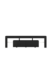 Streamdale Led Tv Stand for 65" TVs, Modern Console, Black