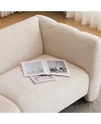Streamdale Furniture 83" Wave Sofa - Beige
