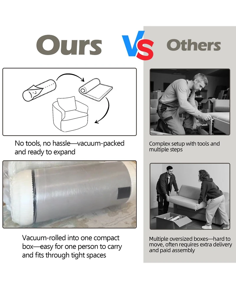 Streamdale Furniture Swivel Teddy Fleece Comfy Chair with Pillow - Dark Grey