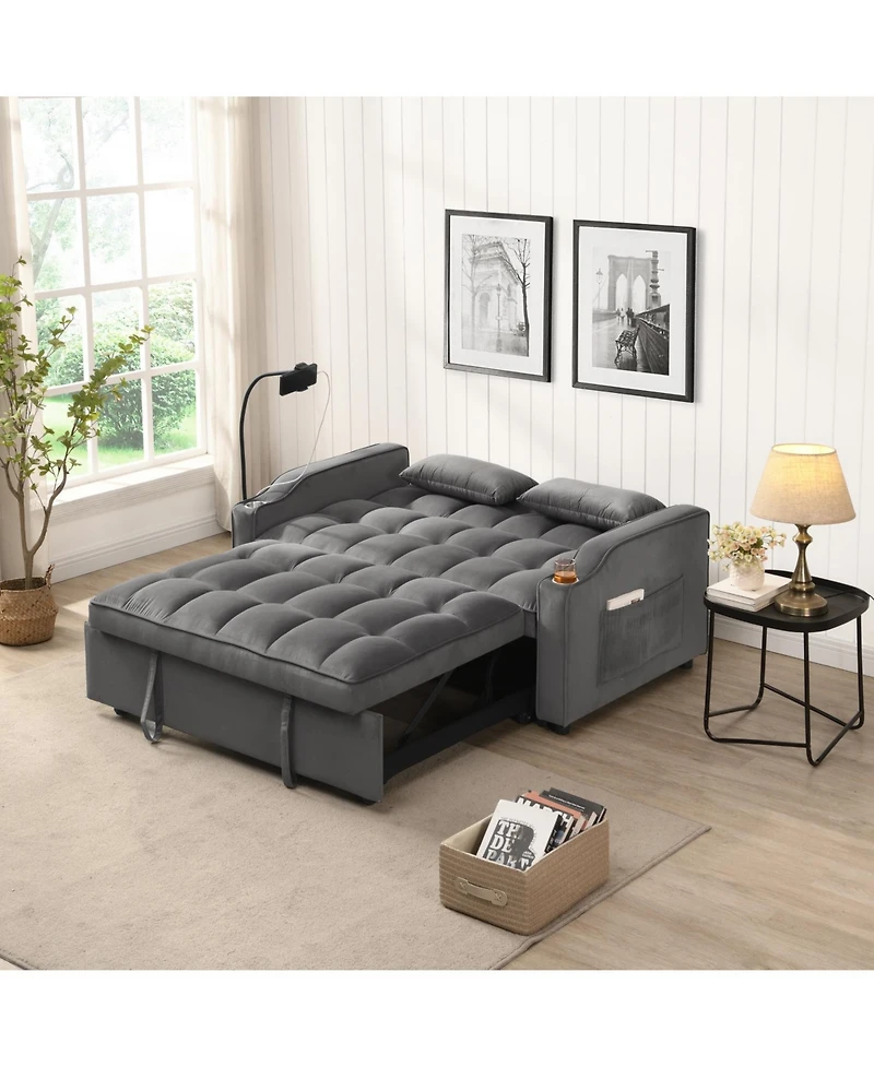 Streamdale Furniture Sofa Bed with Trundle