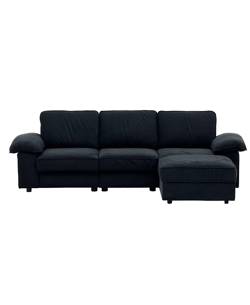 Streamdale Furniture L-Shaped Sectional Sofa with Hidden Storage
