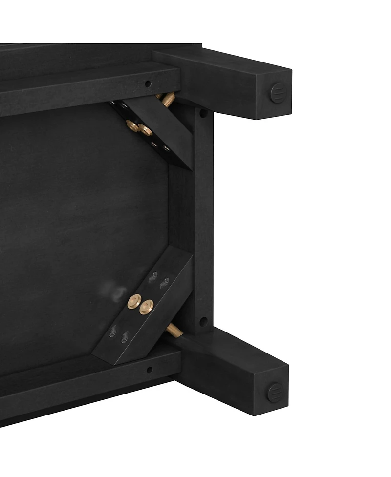 Streamdale Furniture Mid-Century Media Console - 4 Drawers, Cable Management, Tv Stand up to 75"