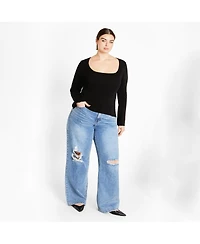 City Chic Women's Brooklyn Sweater