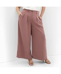 City Chic Women's Abbie Wide Leg Pant