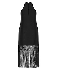 City Chic Plus Calypso Fringe Dress