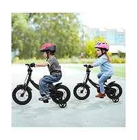 Hongge Kids Adjustable Training Bicycle with Dual Brakes and All Terrain Tires