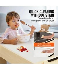 Slickblue Kids Table and Chair Set Wooden Activity Table with Storage Boxes for Art and Craft