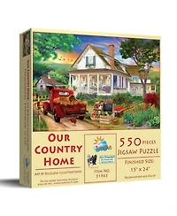 SunsOut Our Country Home 550 piece Jigsaw Puzzle