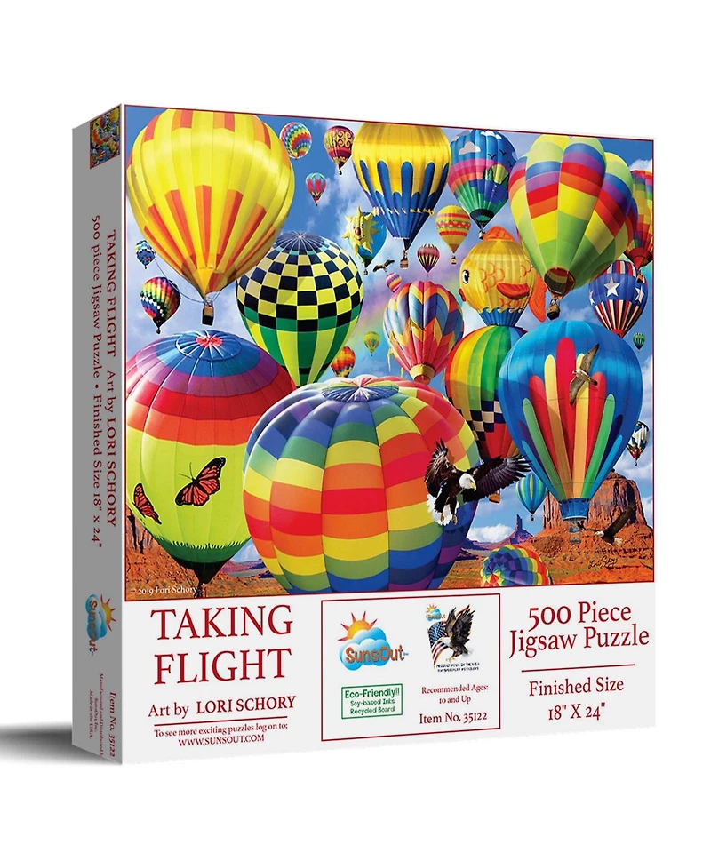 SunsOut Taking Flight 500 piece Jigsaw Puzzle for Adults