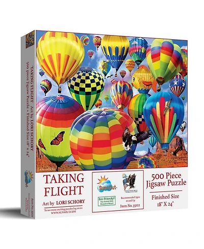 SunsOut Taking Flight 500 piece Jigsaw Puzzle for Adults
