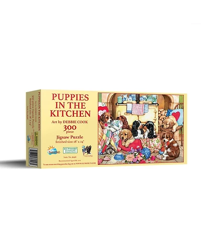 SunsOut Puppies in the Kitchen 300 piece Jigsaw Puzzle for Adults