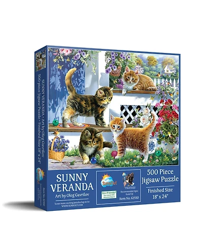 Sunny Veranda 500 piece Jigsaw Puzzle for Adults