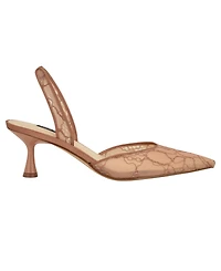 Nine West Women's Rizze Kitten Heel Slingback Pumps
