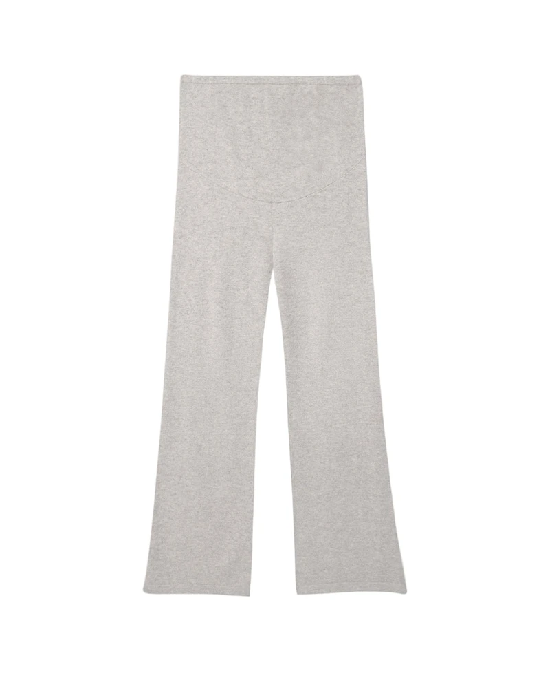 Gobi Cashmere Maternity Wide-Leg Knitted Pants