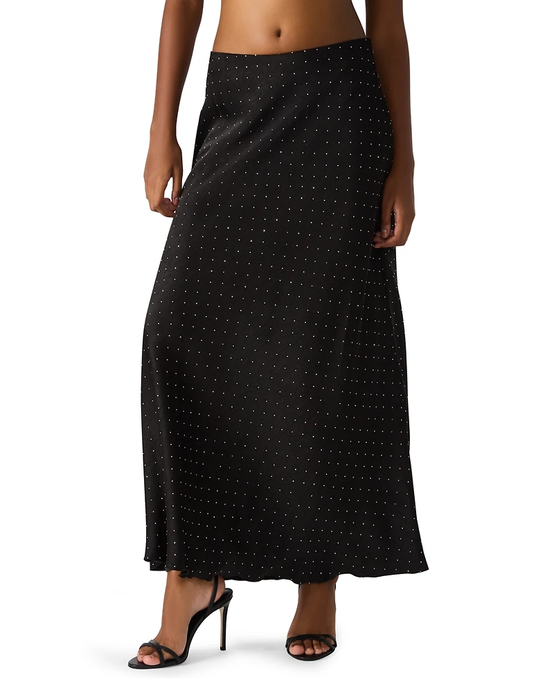 Steve Madden Women's Jeanie A-Line Maxi Skirt