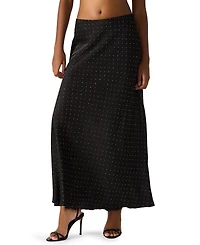 Steve Madden Women's Jeanie A-Line Maxi Skirt
