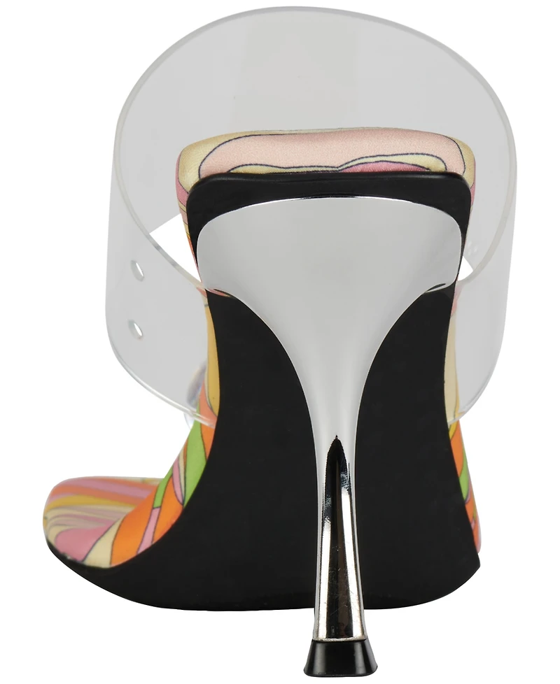 Jeffrey Campbell Women's Aqueous Embellished High-Heel Dress Mules