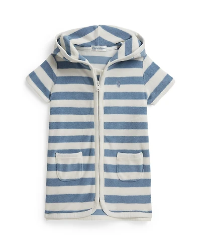 Polo Ralph Lauren Baby Boys' Striped Terry Hooded Cover-Up