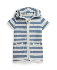 Polo Ralph Lauren Baby Boys' Striped Terry Hooded Cover-Up