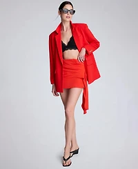 Kenneth Cole Women's One-Button Notch Collar Jacket