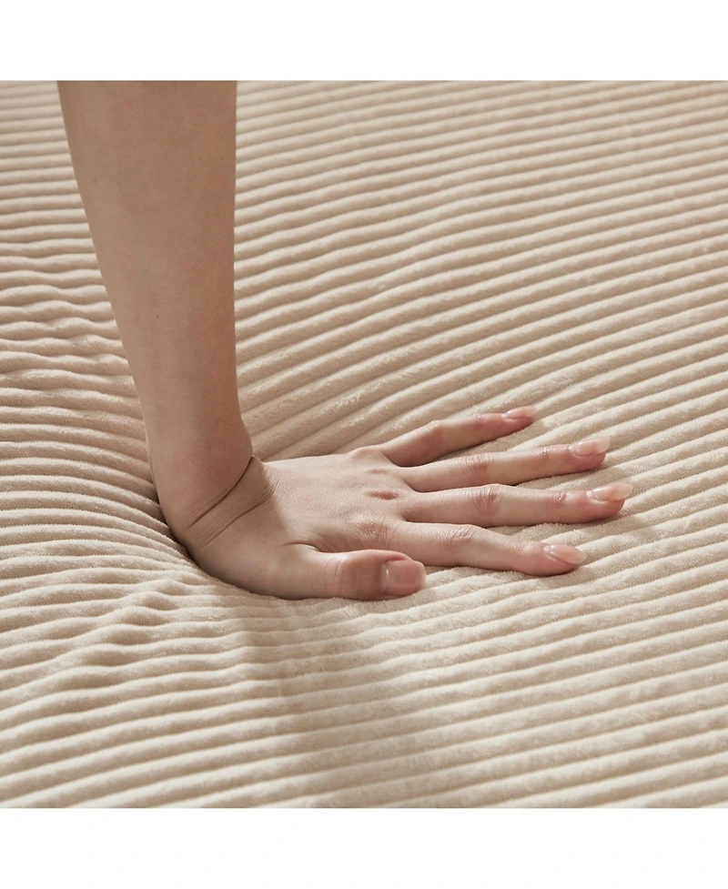 Streamdale Furniture Corduroy 6-Seater Modular Sectional Sofa (Beige)