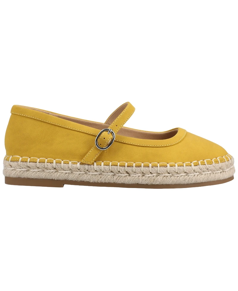 Journee Collection Women's Kenzie Round Toe Espadrille Flats