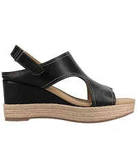 Journee Collection Women's Rayleigh Espadrille Wedge Sandals