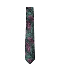 Trafalgar Big & Tall Arcane Storm Silk Novelty Neck Tie
