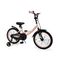 Kids Adjustable Training Bicycle with Dual Brakes and All Terrain Tires