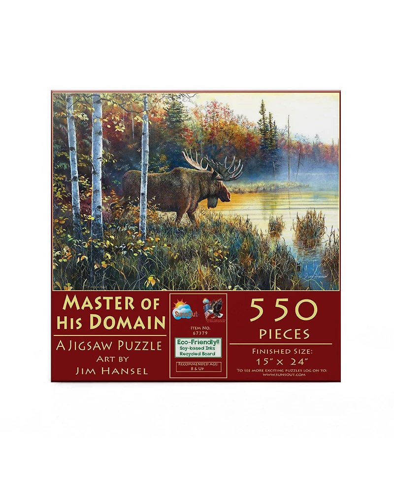 SunsOut Master of His Domain 550 piece Jigsaw Puzzle for Adults