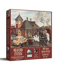 SunsOut Medford Station 500 piece Jigsaw Puzzle for Adults