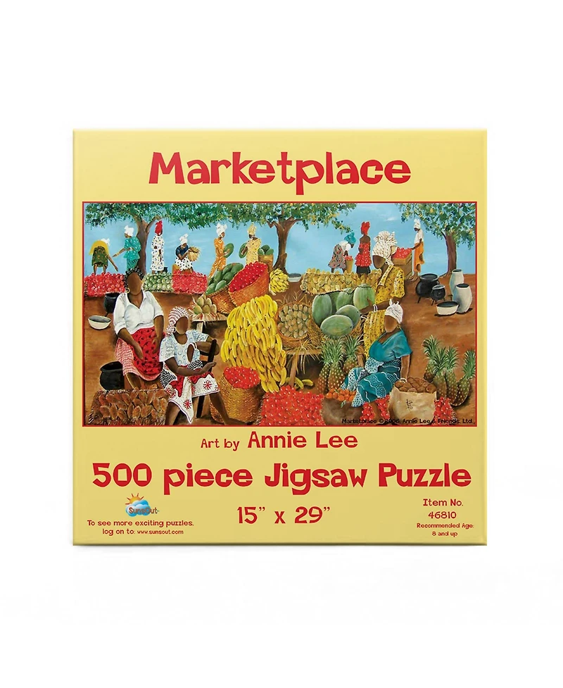SunsOut Marketplace piece Jigsaw Puzzle for Adults