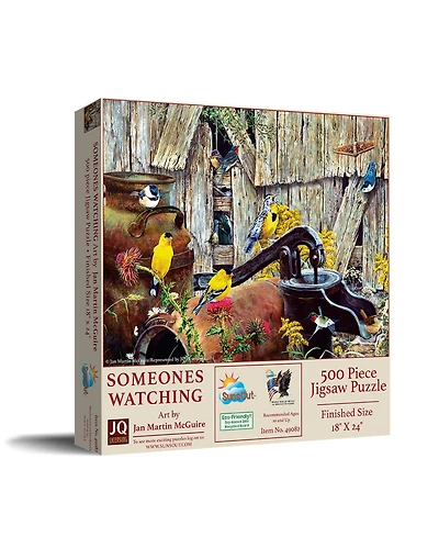 SunsOut Someone's Watching 500 piece Jigsaw Puzzle