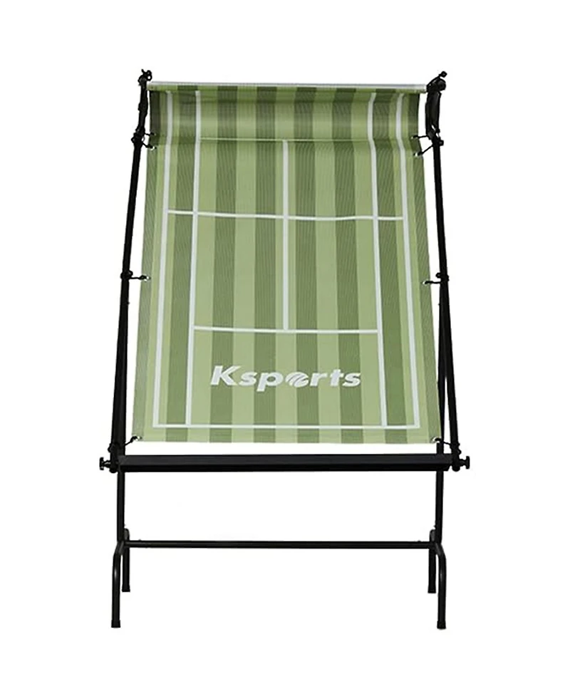 Ksports Racket Sports Indoor Outdoor Tennis Rebounder Net with Carry Bag, Green