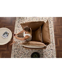 Streamdale Furniture Modern Style Chenille Oversized Armchair Accent Chair Single Sofa Lounge Chair for Living Room