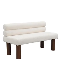 Streamdale Furniture Boucle Ottoman Bench