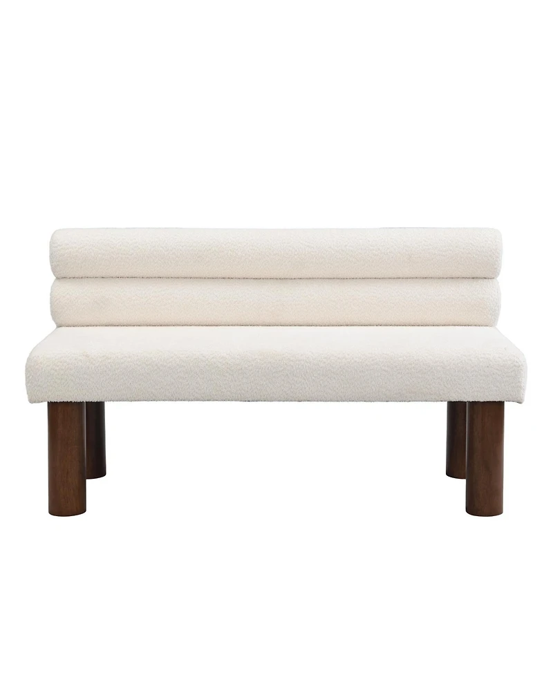 Streamdale Furniture Boucle Ottoman Bench