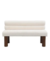 Streamdale Furniture Boucle Ottoman Bench