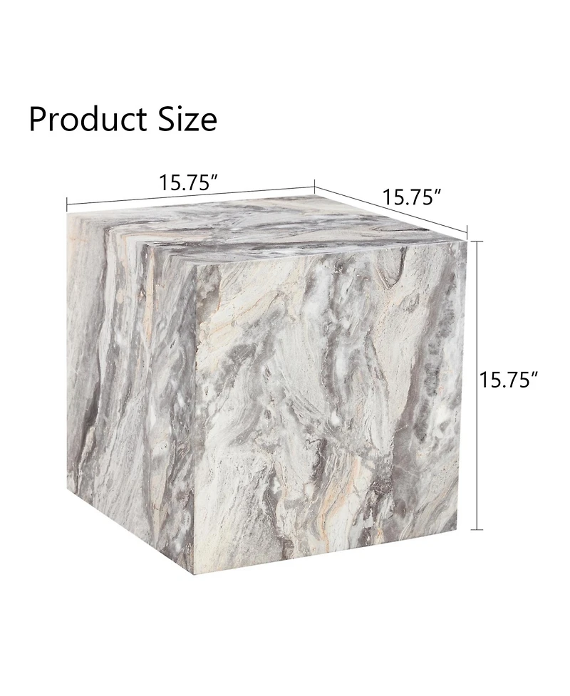 Streamdale Furniture Modern Gray Textured Coffee Table