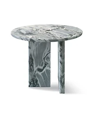 Streamdale Furniture Marble Coffee Table - 17.7"