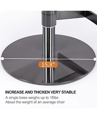 Streamdale Furniture Titanium Leather Bar Stool